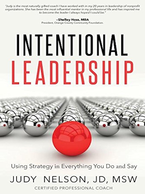 Cover image for Intentional Leadership